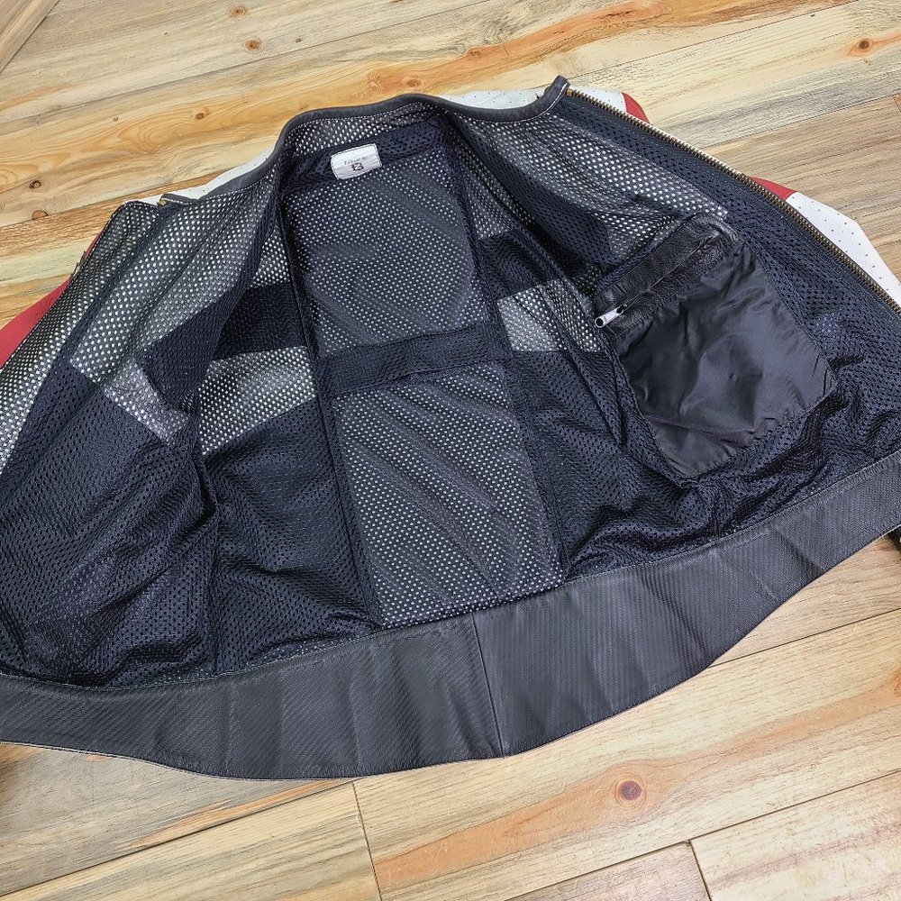 Z Custom Leather Motorcycle Racing Jacket - Picture 6 of 16